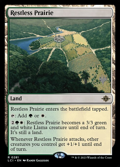 Restless Prairie from The Lost Caverns of Ixalan Promos
