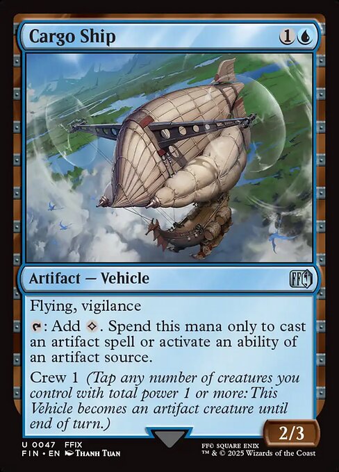Cargo Ship highlighted card art
