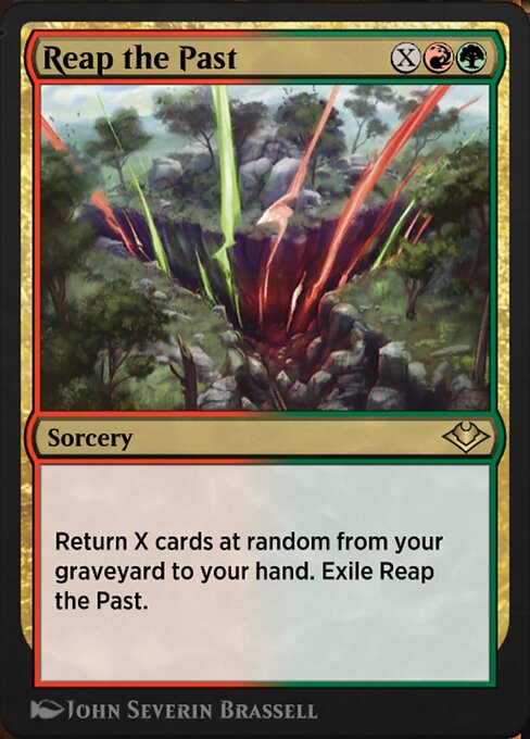 Reap the Past highlighted card art