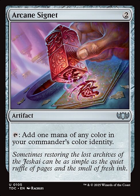 Arcane Signet from Tarkir: Dragonstorm Commander