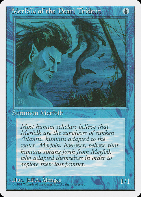 Merfolk of the Pearl Trident from Fourth Edition