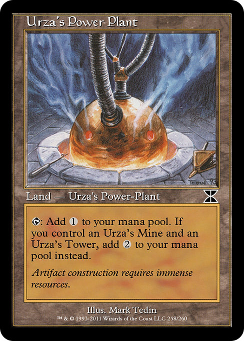 Urza's Power Plant from Masters Edition IV