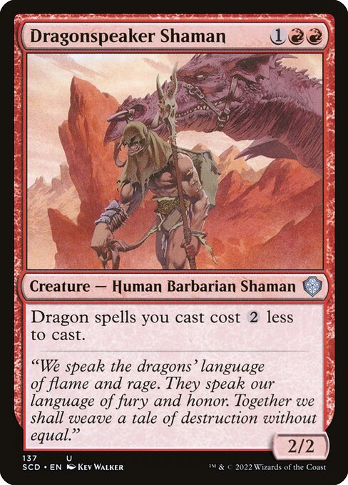 Dragonspeaker Shaman from Starter Commander Decks