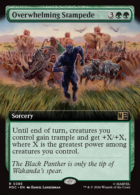 Overwhelming Stampede from Marvel Super Heroes Commander