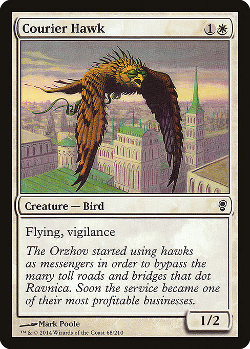 Courier Hawk highlighted card art