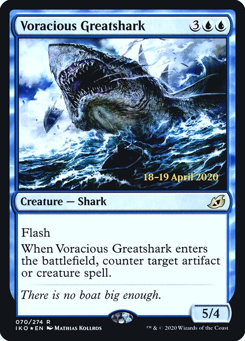 Voracious Greatshark from Ikoria: Lair of Behemoths Promos