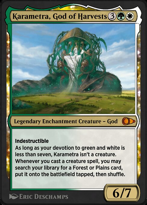 Karametra, God of Harvests highlighted card art