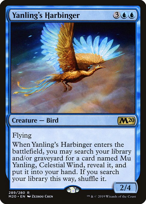 Yanling's Harbinger highlighted card art