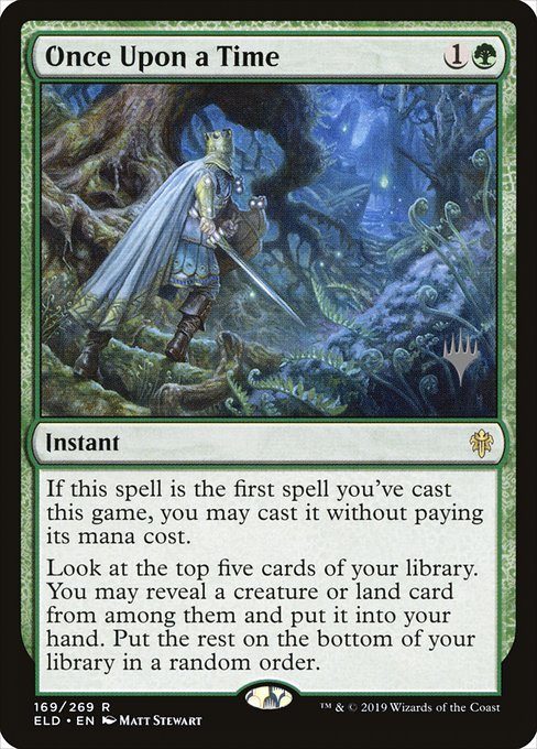 Once Upon a Time from Throne of Eldraine Promos