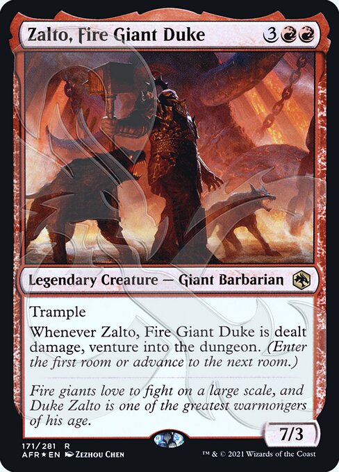 Zalto, Fire Giant Duke from Adventures in the Forgotten Realms Promos