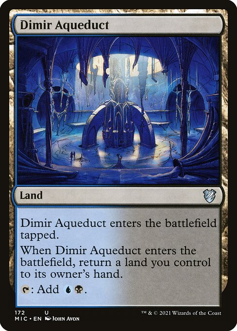 Dimir Aqueduct from Midnight Hunt Commander