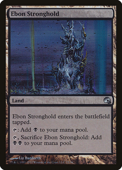 Ebon Stronghold highlighted card art