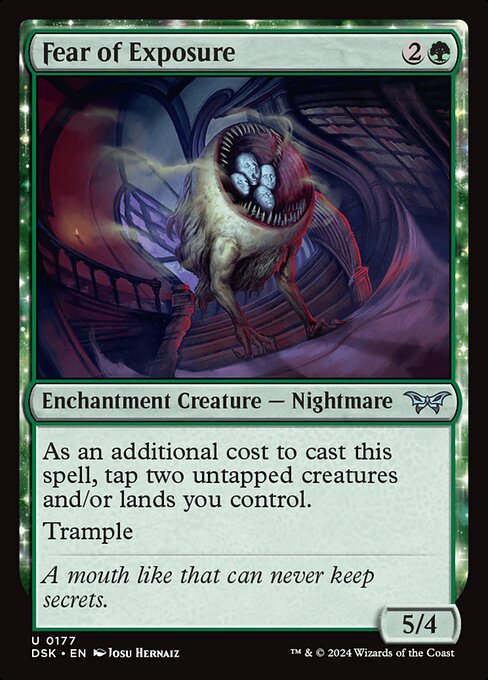 Fear of Exposure highlighted card art