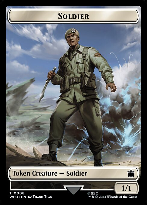Soldier from Doctor Who Tokens