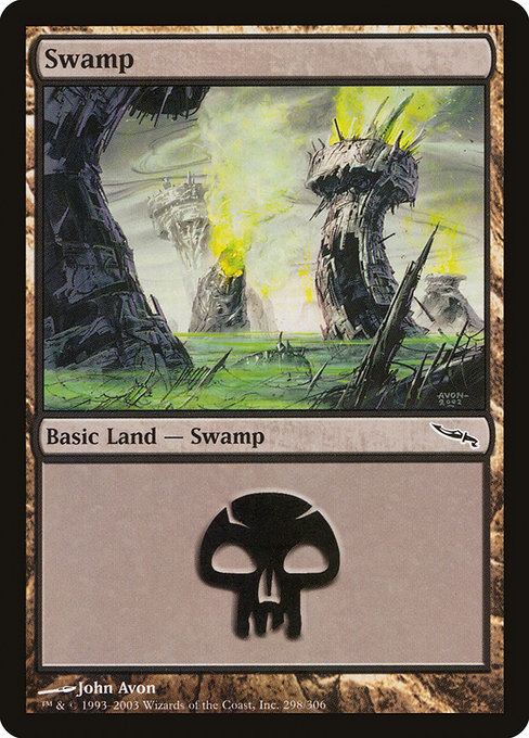 Swamp from Mirrodin