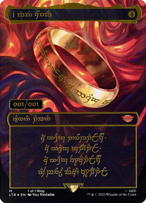 The One Ring from The Lord of the Rings: Tales of Middle-earth