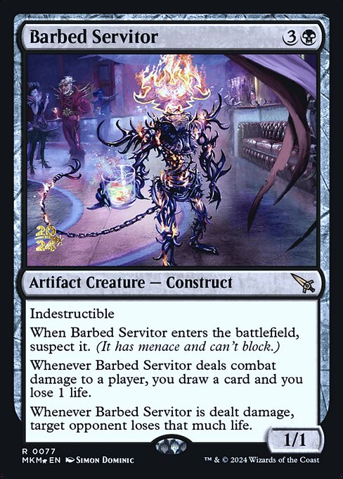Barbed Servitor from Murders at Karlov Manor Promos
