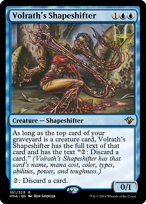 Volrath's Shapeshifter highlighted card art