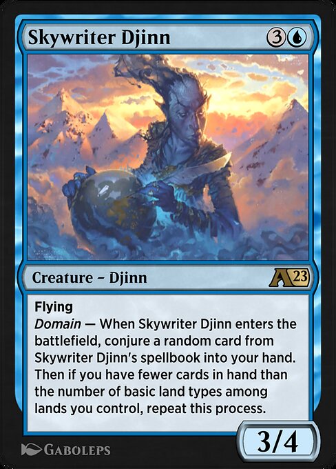 Skywriter Djinn highlighted card art