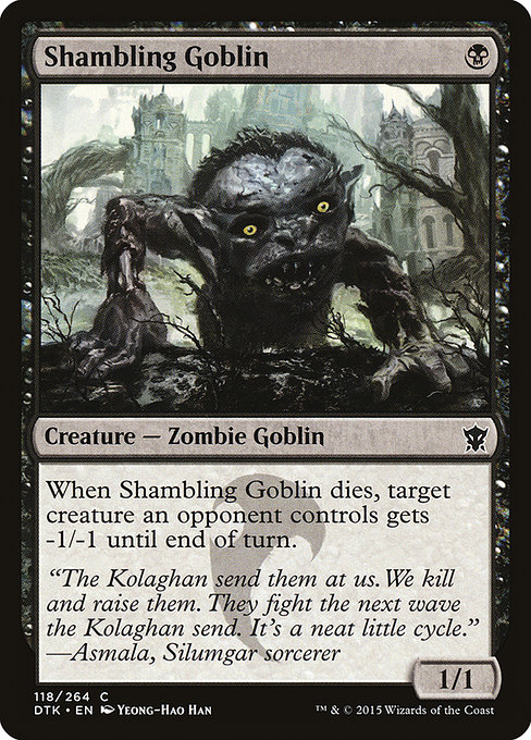 Shambling Goblin from Dragons of Tarkir