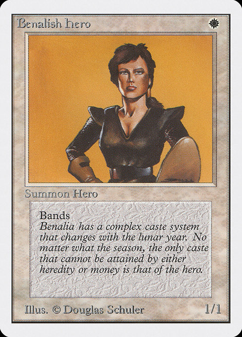 Benalish Hero from Unlimited Edition
