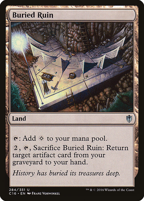 Buried Ruin from Commander 2016