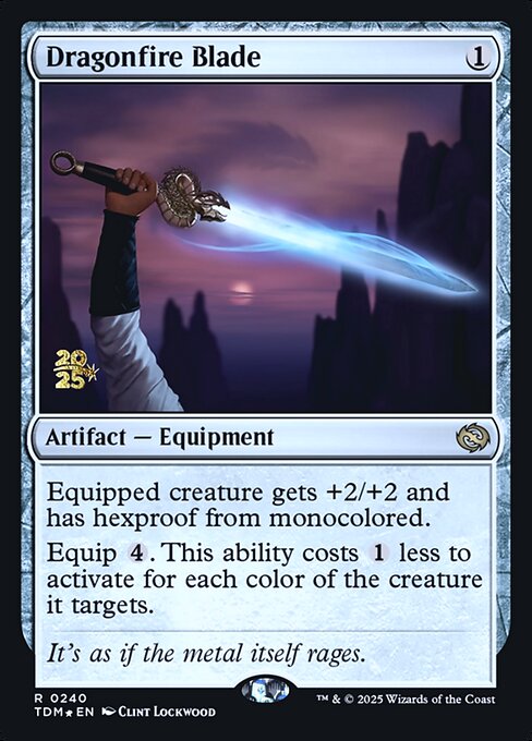 Dragonfire Blade from Tarkir: Dragonstorm Promos