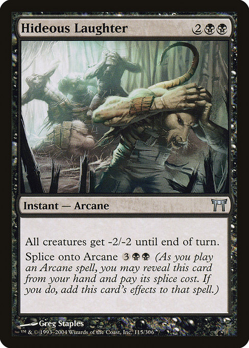 Hideous Laughter highlighted card art