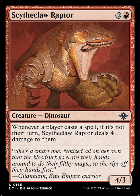 Scytheclaw Raptor from The Lost Caverns of Ixalan