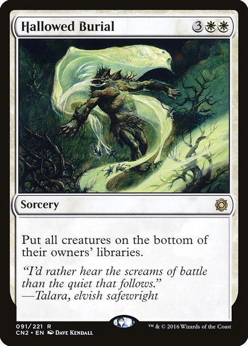 Hallowed Burial highlighted card art