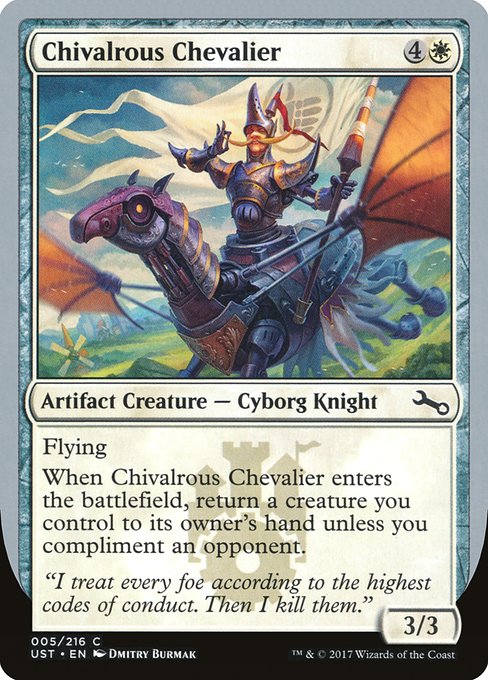 Chivalrous Chevalier highlighted card art
