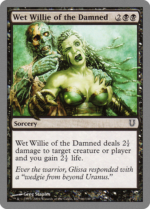 Wet Willie of the Damned highlighted card art