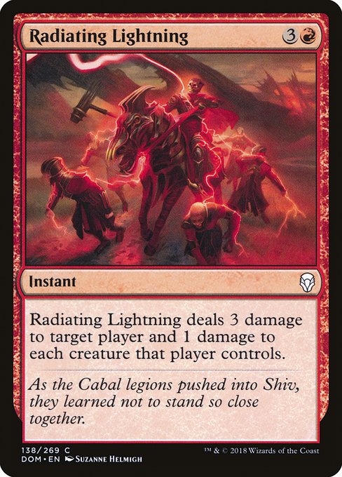 Radiating Lightning from Dominaria