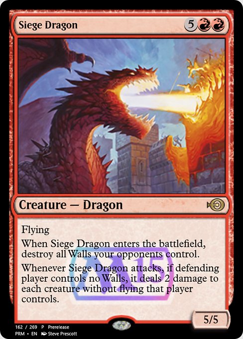 Siege Dragon from Magic Online Promos