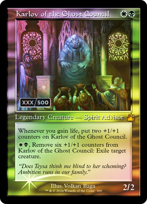 Karlov of the Ghost Council from Ravnica Remastered