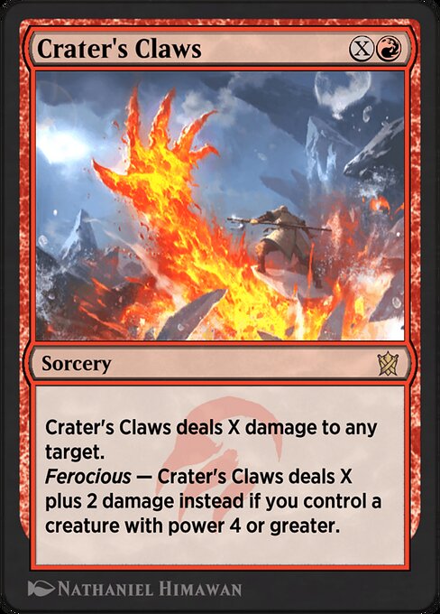 Crater's Claws highlighted card art