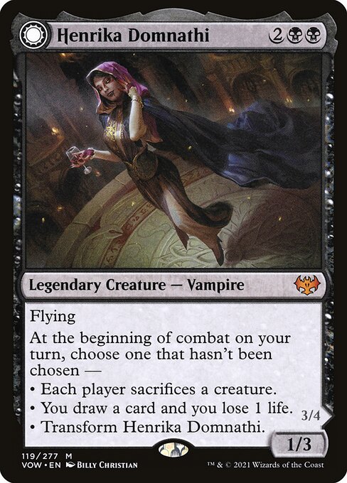 Henrika Domnathi // Henrika, Infernal Seer from Innistrad: Crimson Vow