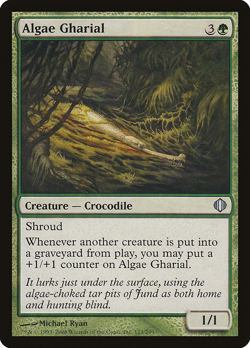 Algae Gharial from Shards of Alara