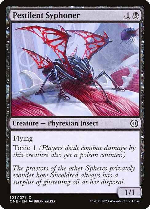 Pestilent Syphoner highlighted card art