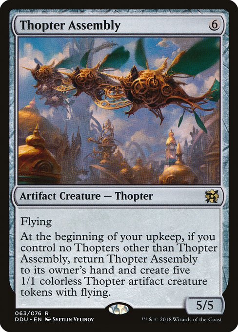 Thopter Assembly from Duel Decks: Elves vs. Inventors