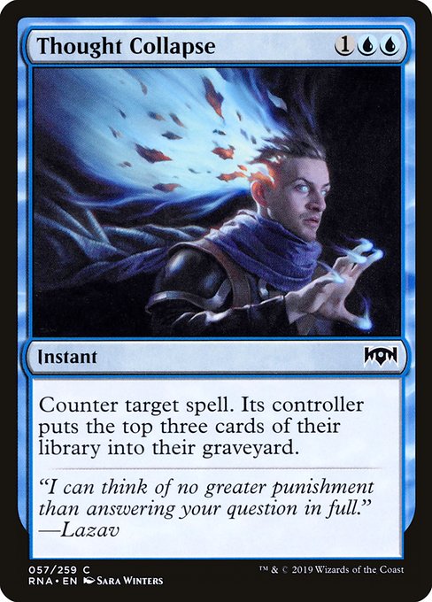 Thought Collapse from Ravnica Allegiance