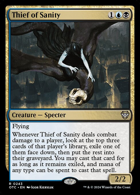 Thief of Sanity highlighted card art