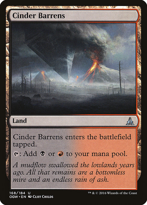 Cinder Barrens from Oath of the Gatewatch