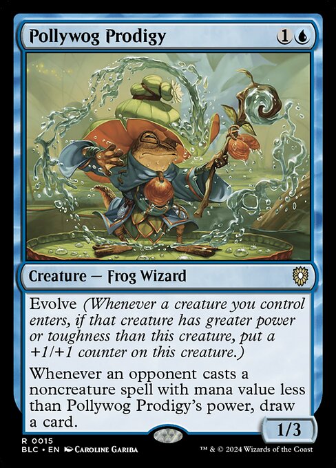 Pollywog Prodigy from Bloomburrow Commander