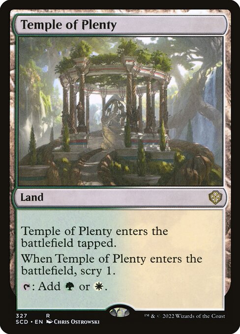 Temple of Plenty from Starter Commander Decks