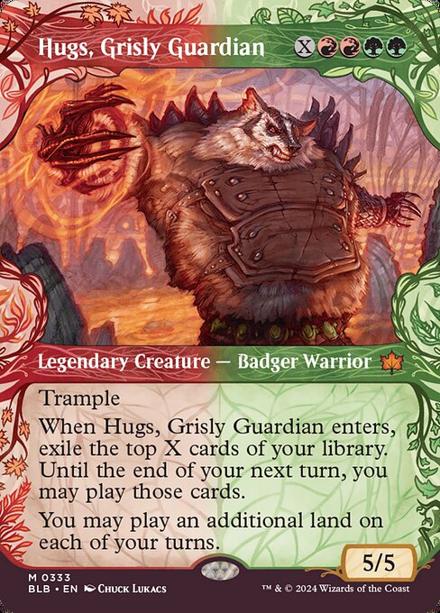 Hugs, Grisly Guardian from Bloomburrow
