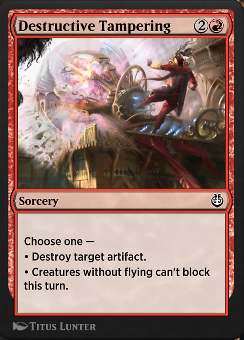Destructive Tampering from Kaladesh Remastered