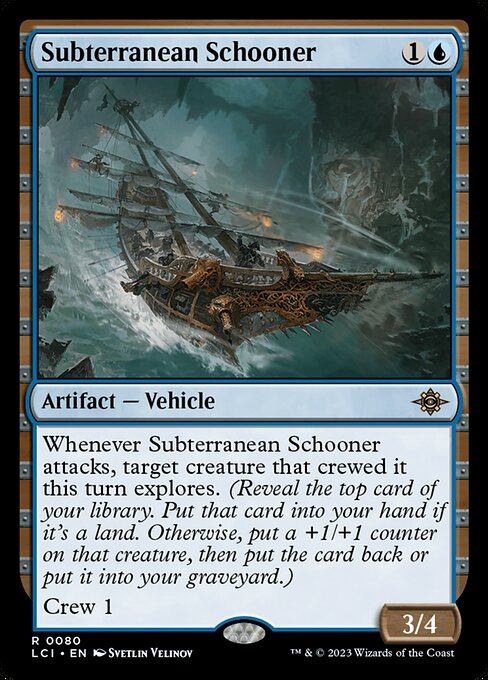 Subterranean Schooner from The Lost Caverns of Ixalan