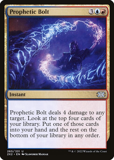 Prophetic Bolt highlighted card art