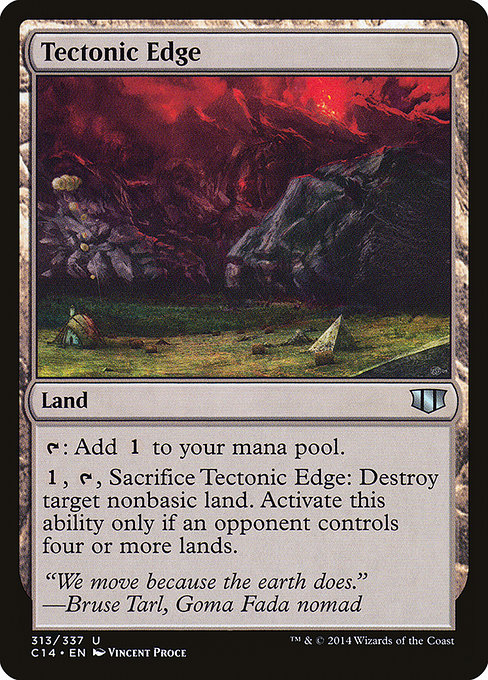 Tectonic Edge from Commander 2014
